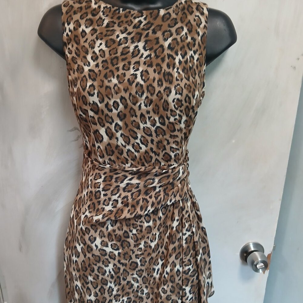 Warren Petites Perfect Leopard Dress